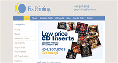 Desktop Screenshot of pixprinting.com